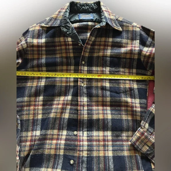 Vintage Pendleton wool flannel - Picture 6 of 8